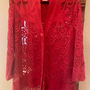 Parsley & Sage Red jacket